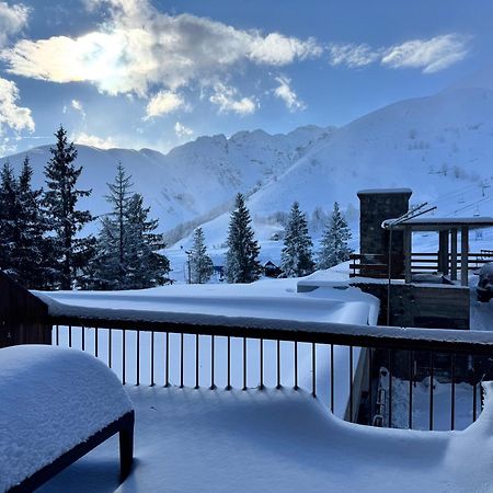 Charmant Appartement Au Pied Des Pistes, Avec Une Spacieuse Terrasse Ensoleillee Gouaux-de-Larboust エクステリア 写真